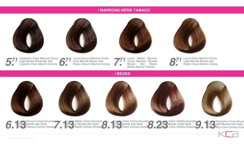 6 Tintura Kcb Color Profesional Peluqueria Barberia Promo X6