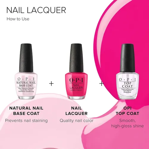 Opi Esmalte Tutti Frutti Tonga 0.5 Oz Rosa (top Coat/base)