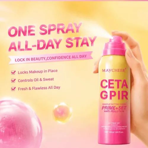 Spray Fijador De Maquillaje Hidratante, Impermeable Y Resist