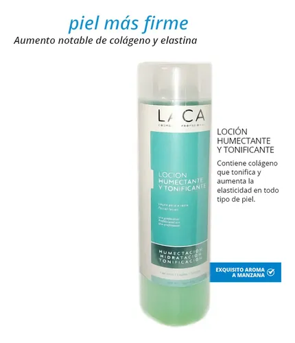 Locion Humectante Y Tonificante 500ml Laca Momento de aplicación Día/Noche Tipo de piel Todo tipo de piel