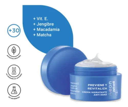 Crema Facial Antiedad Antiage 30 50 60 Aeon Arbell Oferta