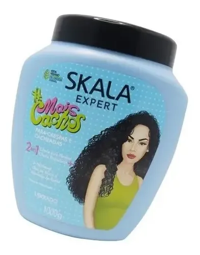 Mascara Capilar Mais Cachos Crema Rulos Vegana Skala X1000g
