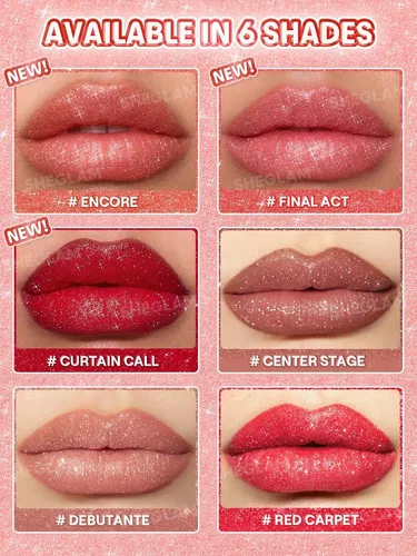 Kit Lip Dazzler Glitter Sheglam -center Stage