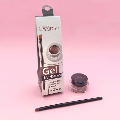 Beauty Creations Pomada Para Cejas Con Brocha Waterproof Café Medio