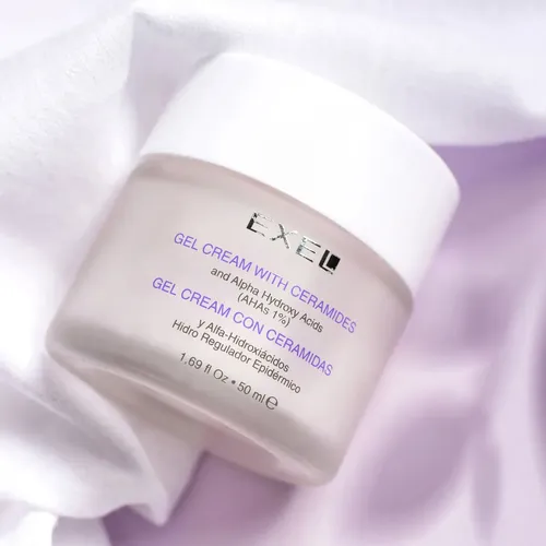 Gel Cream Con Ceramidas Y Ahas Hidro Reguladora Exel Momento de aplicación Día/Noche Tipo de piel Todo tipo