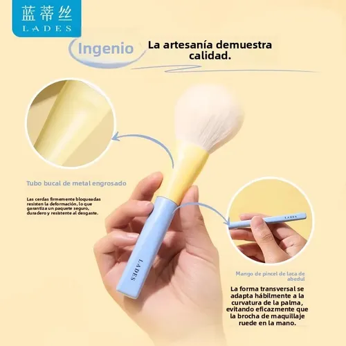 Lades Pincel De Maquillaje Set 10 Piezas Esponja Suave Para