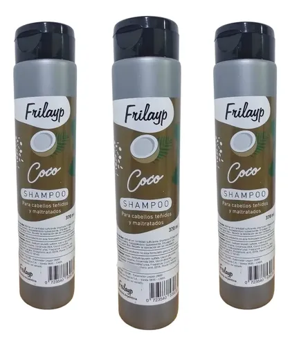 Pack X3 Acondicionadores Coco Nutricion Frilayp X370ml