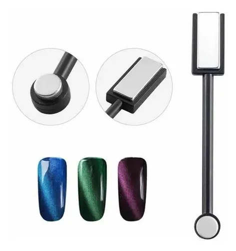 Lápiz Iman Doble Para Esmaltes Ojo De Cato Uñas Semipermante