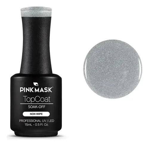 Esmalte Semipermanente – Top Coat – Flash Effect Plateado