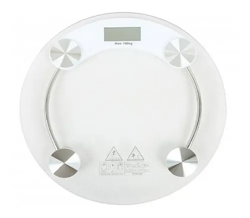 Balanza Digital Benabi Transparente Vidrio Templado 180kg 33cm