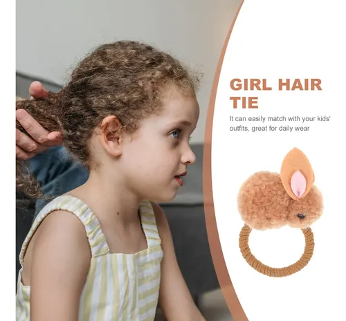 Cintas Elásticas Para El Pelo Con Forma De Conejo, Anillas E