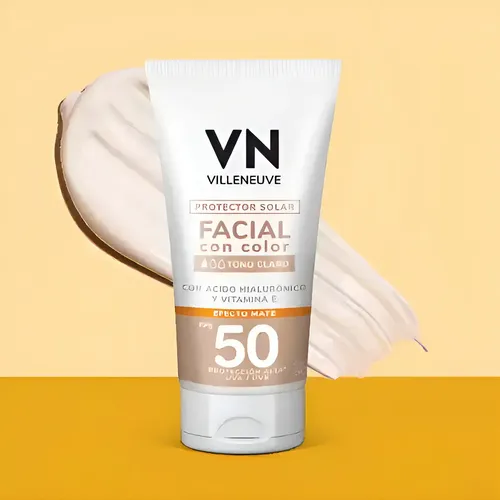 Protector Solar Facial Villeneuve T. Claro Fps 50 X50 Ml
