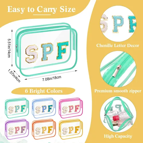 Bolsas De Maquillaje Kacctyen De Pvc Transparente E Impermea