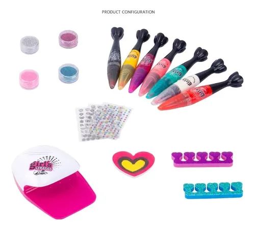 Juego Manicura For Niños,juguetes De Manicura Diy For Niñas