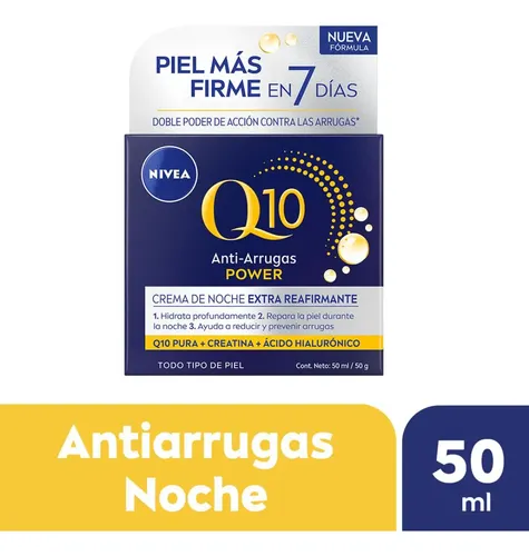 Crema Facial Antiarrugas Noche Q10 Power Nivea 50ml