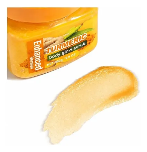 Exfoliante Corporal Con Cúrcuma, 280 G, Frasco Individual