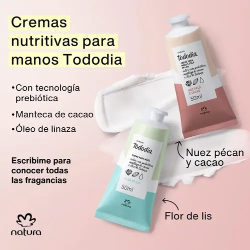 Crema Hidratante Para Manos Natura Tododia 50ml