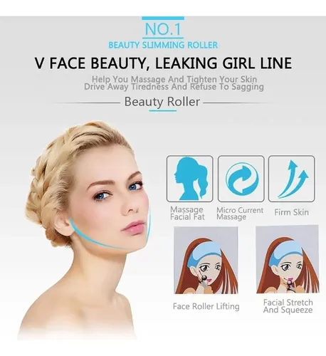 Rodillo Gua Sha Jade Verde Liviano Para Facial