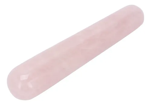 Varita De Masaje Con Piedra De Jade, Cuarzo Rosa Natural, Gu