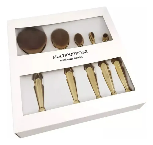 Maquillaje Profesional Set De 5 Brochas