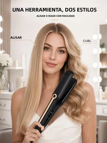 Plancha Alaciadora Rizadora Iónica 1 Pulgada Black-us
