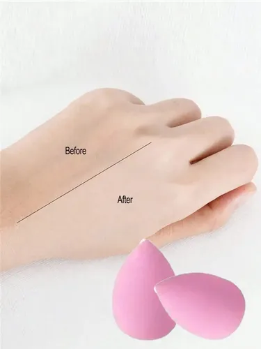 Mini Esponja De Maquillaje En Polvo Seco Y Húmeda De 3 Cm, 1