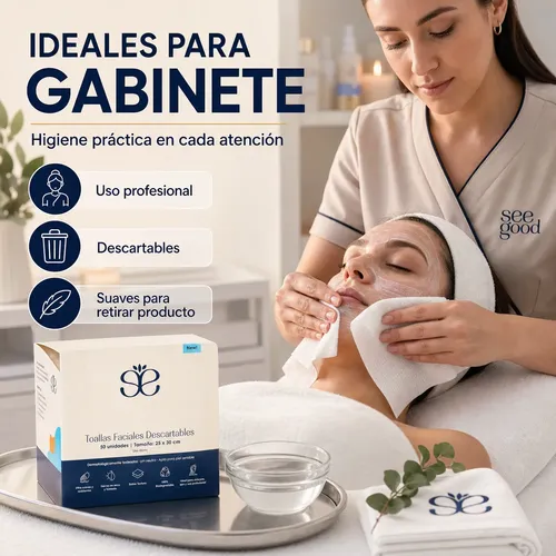 300 Toallitas Desmaquillantes Xl See Good 100%biodegradables