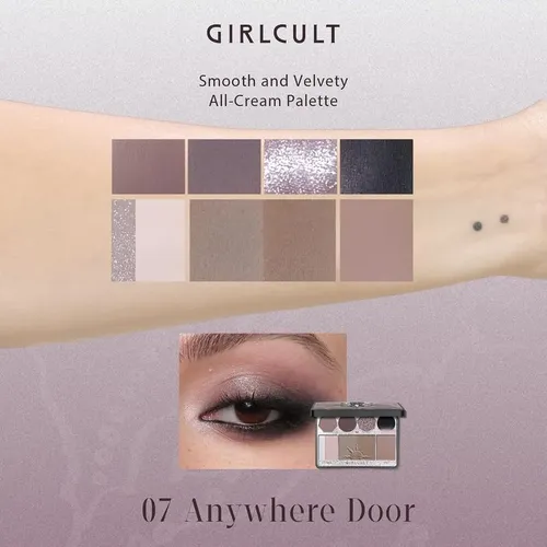 Paleta De Maquillaje Todo En Uno Girlcult, Acabado Mate Y Br