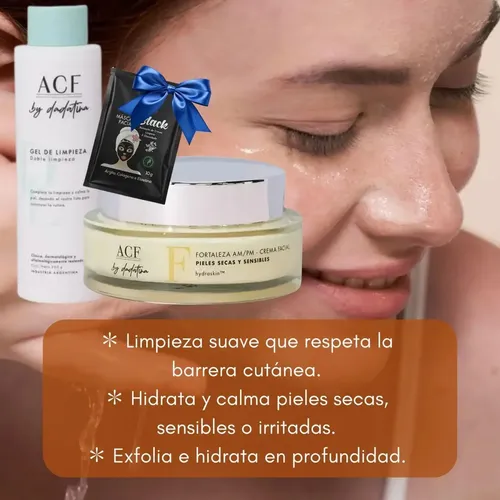 Dadatina Skincare Acf Limpieza Fortaleza Antiarrugas Rosacea