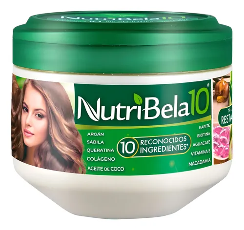 Nutribela Mascarilla Capilar Para Cabello Seco Y Dañado