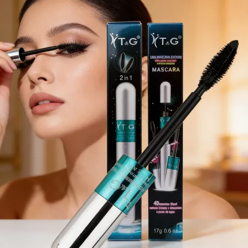 Rimel Mascara 4d Alargadora Extra Volumen 2 En 1 Dos Pasos