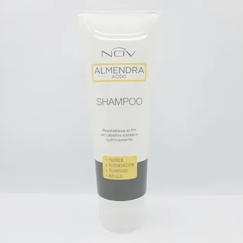 Shampoo Nov Almendra Ácido Cabello Tratado Químicamente 250