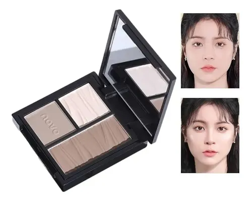 Paleta Para Esculpir Contornear Rostro 3 Tonos Tono del maquillaje 01