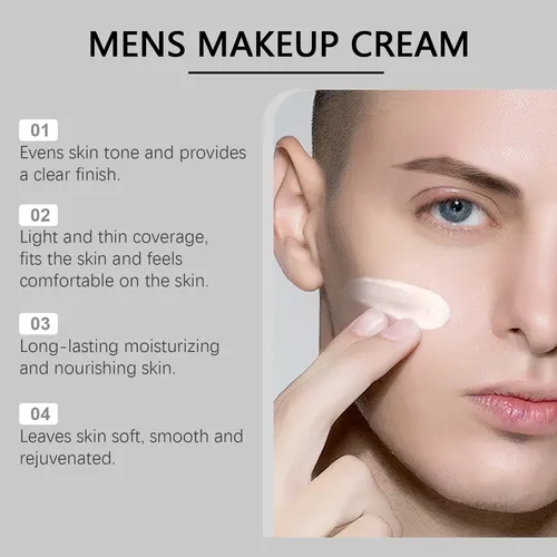 Crema De Maquillaje Para Hombre Careful Hidratante Sp