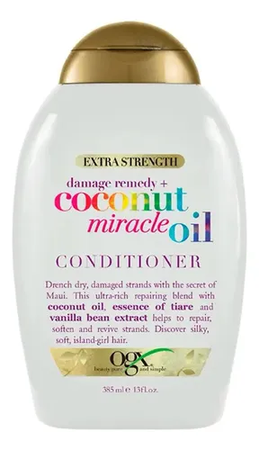 Ogx Coconut Miracle Oil Acondicionador Coco 385ml Local