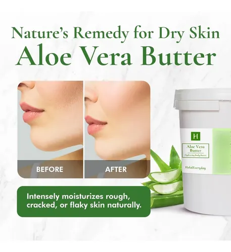 Crema Hidratante Para La Piel Saaqin Con Mantequilla De Aloe