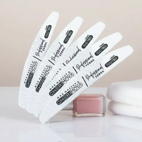 Lima De Uñas Curva Cherimoya 100/180 Resistente Al Agua X 5