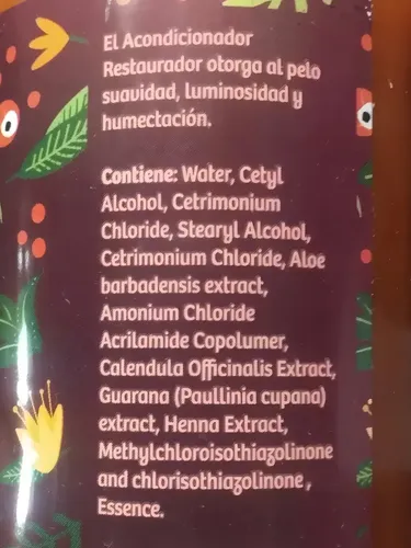 Acondicionador restaurador Oasis Libre De Parabenos, Aptos Veganos