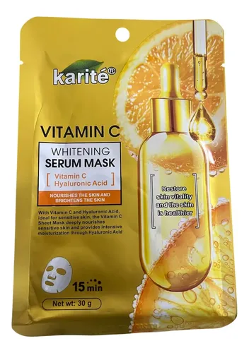 Mascarilla Vitamina C Y Hacido Hialuronico Karite