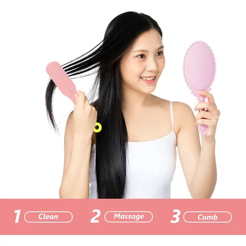 Peine Desenredante De Cabello Retráctil Para Mujer