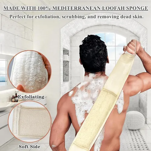 Esponja Exfoliante Natural Para Baño 5 Unidades
