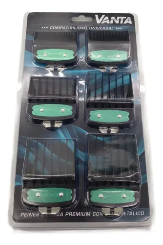 Kit De Peines Alzas Universales Vanta X 6 Con Clip Metálico