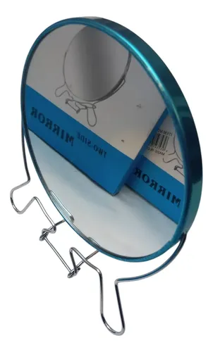 Espejo 12,5 Cm Reversible Con Aumento X3 Maquillaje Tocador