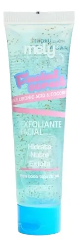 Exfoliante Facial Mely Skin Ácido Hialurónico Y Coco 30ml
