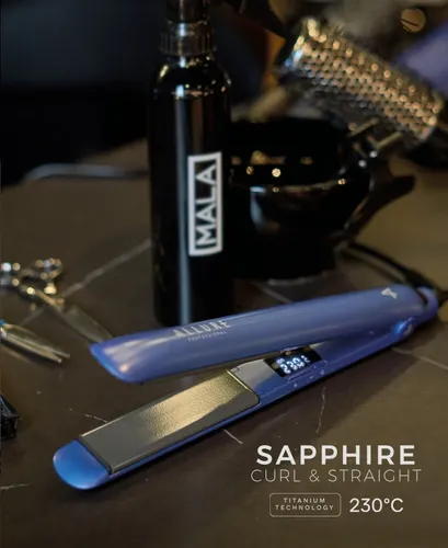 Planchita Para Pelo Allure Pl1020ap Titanium Ion Technology Color Azul