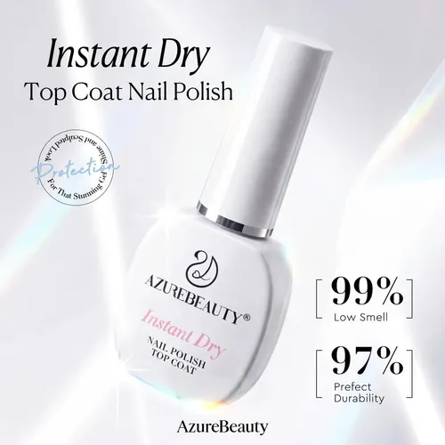 Top Coat Secante Rápido Para Uñas Azurebeauty