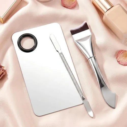 Juego De Espátulas Y Paleta De Maquillaje Nogeqi