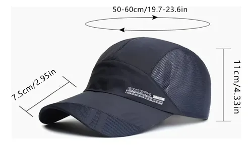 Gorra Deportiva De Secado Rápido Para Hombre Y Mujer, Ideal