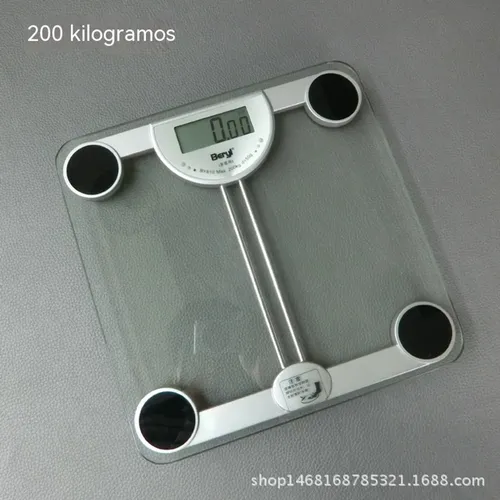 Báscula Digital De Baño Alta Precisión 200kg Resistente