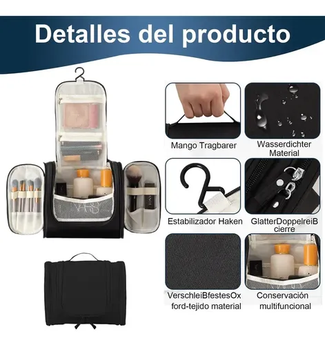 Organizador Colgante Impermeable Para Cosméticos Y Aseo